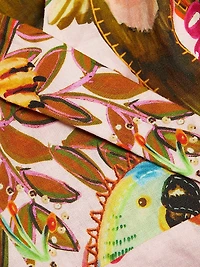 Into The Jungle Ruffled Minidress