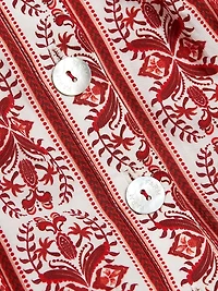 Tropical Cameo Printed Cotton Romper