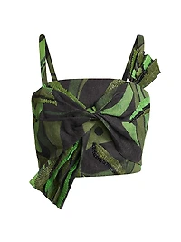 Coconut Tree Flow Crop Top