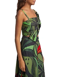 Coconut Tree Flow Crop Top