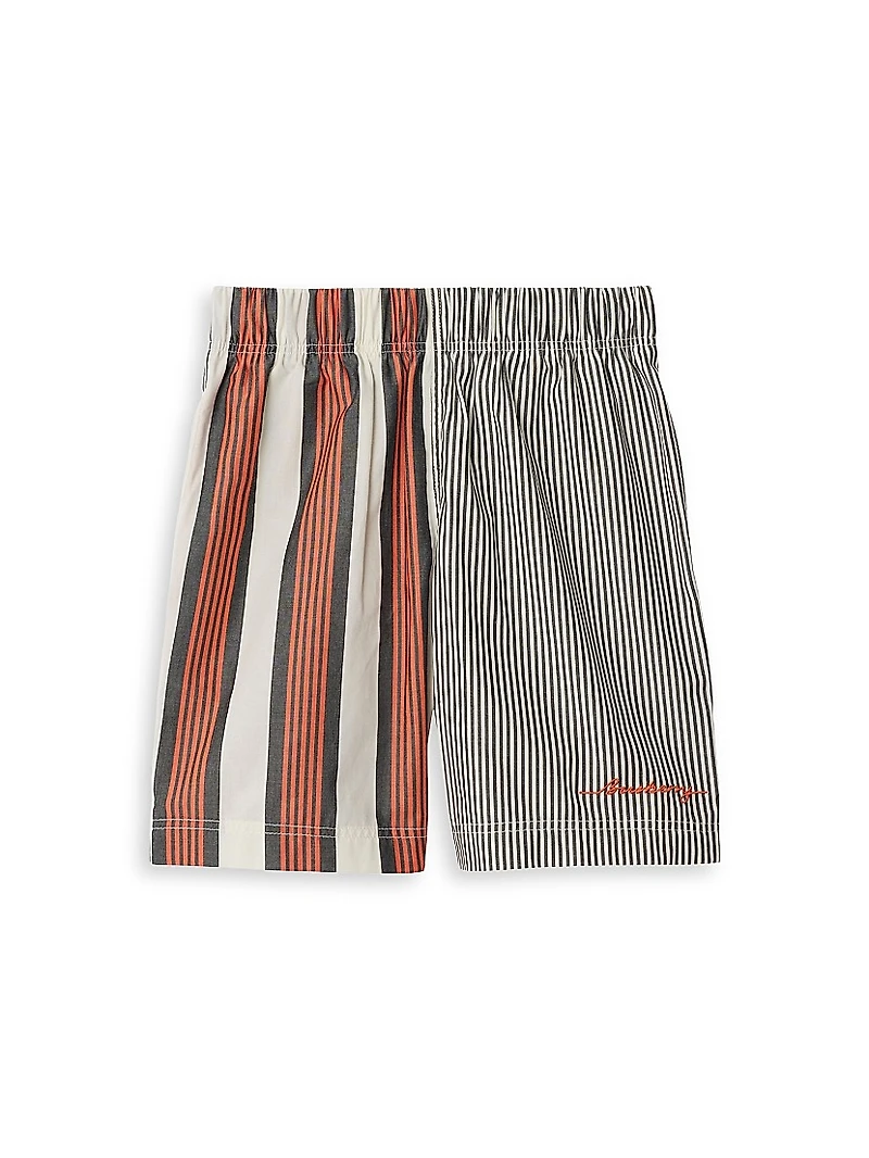 Little Boy's & Felix Striped Shorts