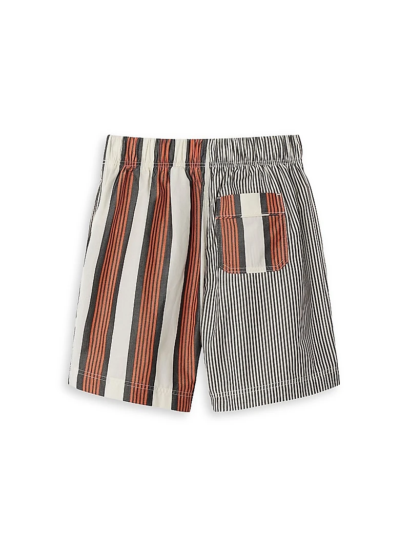 Little Boy's & Felix Striped Shorts