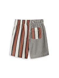 Little Boy's & Felix Striped Shorts