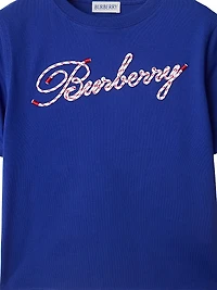 Little Boy's & Rope Logo T-Shirt