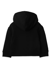 Baby Boy's, Little Boy's & Clyde Check Label Full-Zip Hoodie