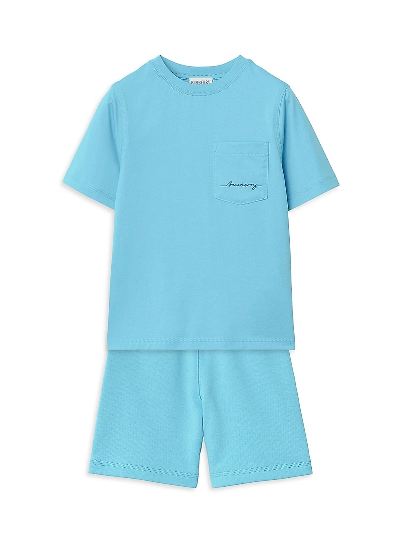 Baby Boy's, Little Boy's & Cedar Logo Pocket T-Shirt