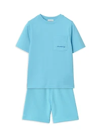 Baby Boy's, Little Boy's & Cedar Logo Pocket T-Shirt