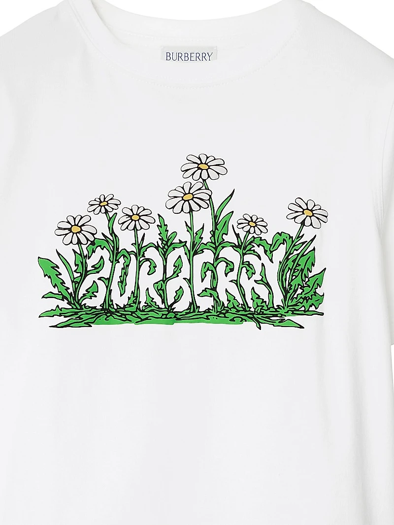 Baby Girl's, Little Girl's & Cedar Daisy Logo T-Shirt