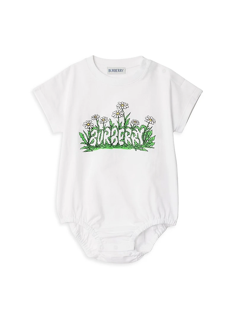 Baby Girl's Logo Daisy Bodysuit