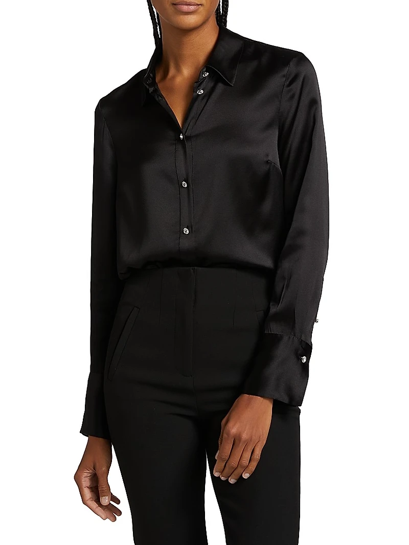 Monique Silk-Blend Shirt