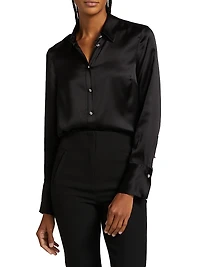 Monique Silk-Blend Shirt