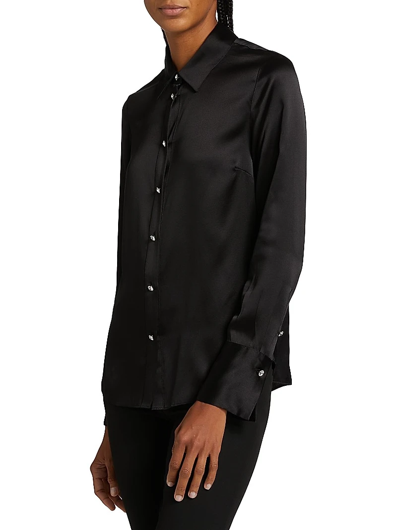 Monique Silk-Blend Shirt