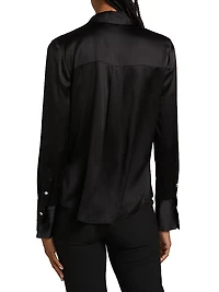 Monique Silk-Blend Shirt