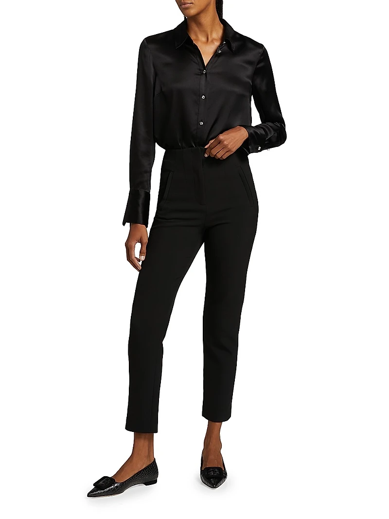 Monique Silk-Blend Shirt