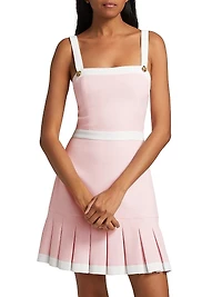 Clarine Pleated Minidress