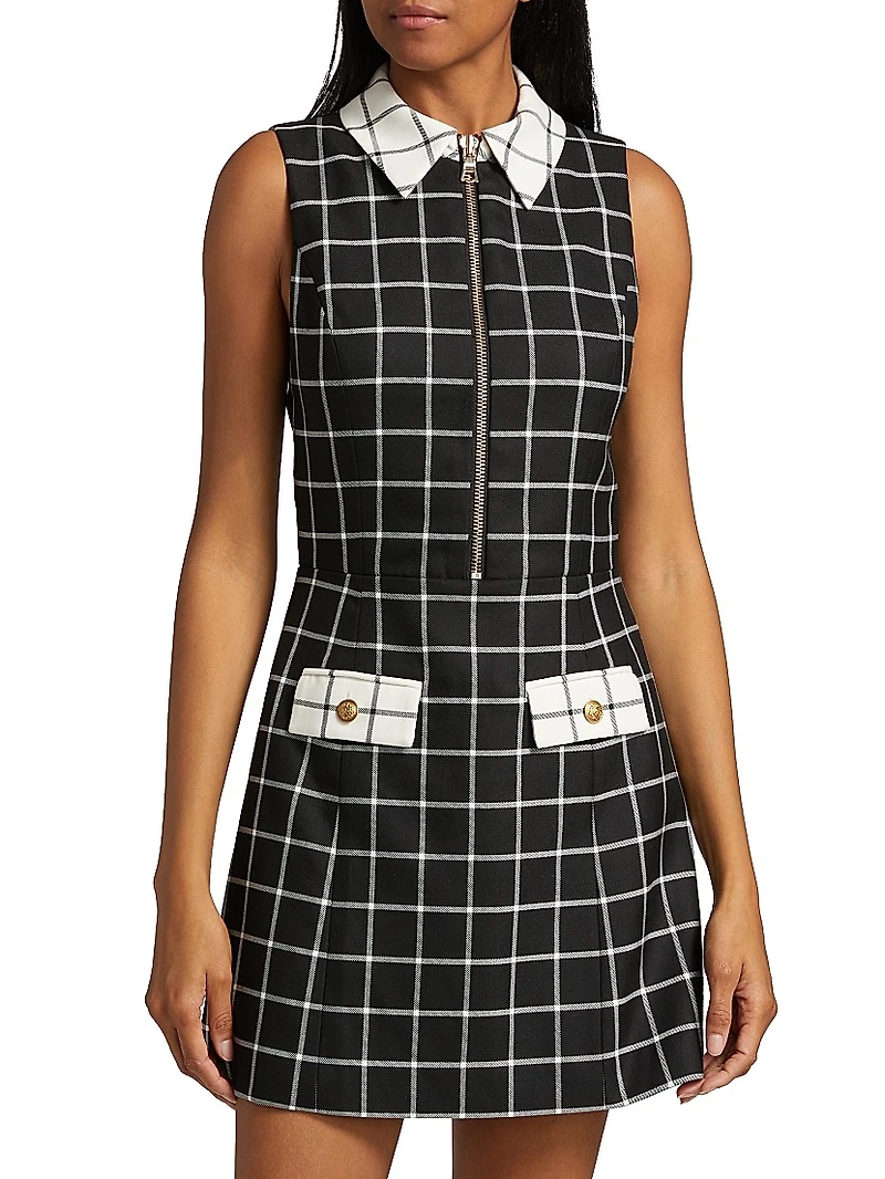 Ellis Check Minidress