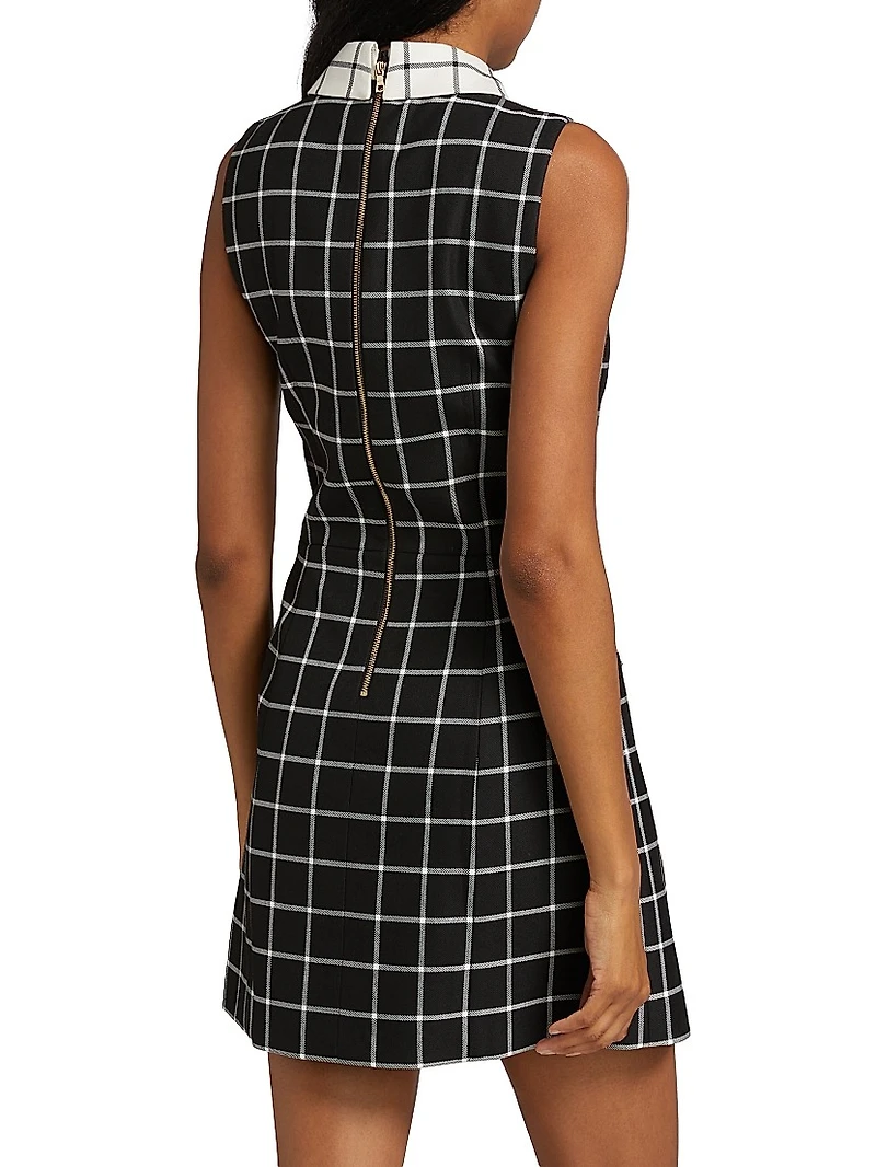 Ellis Check Minidress