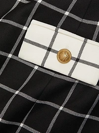 Ellis Check Minidress