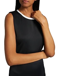 Wynell Sleeveless Sheath Minidress