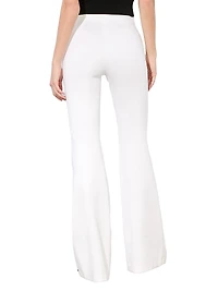 Yuki Straight-Leg Crop Trousers