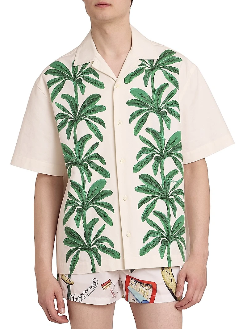La Chemise Printed Short-Sleeve Shirt