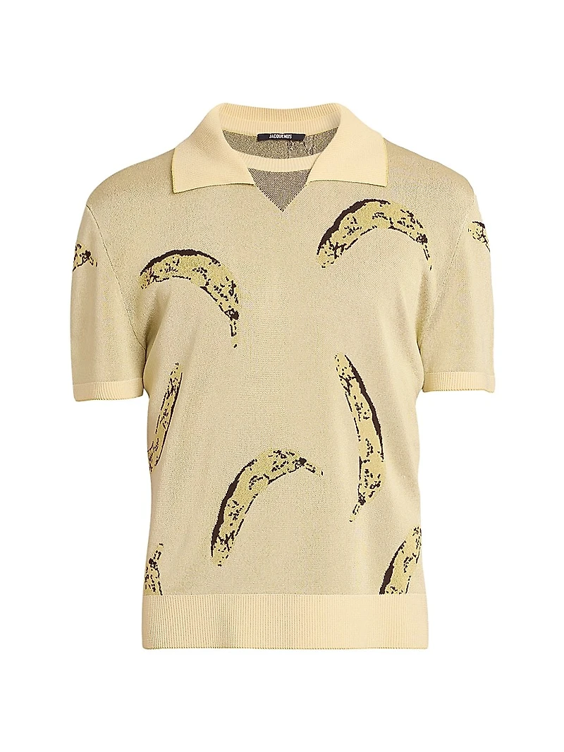 Marino Banana Knit Polo