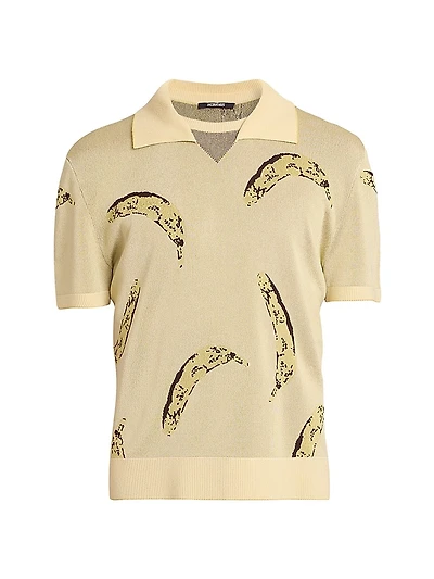Marino Banana Knit Polo