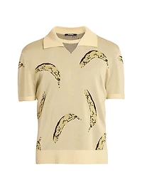 Marino Banana Knit Polo