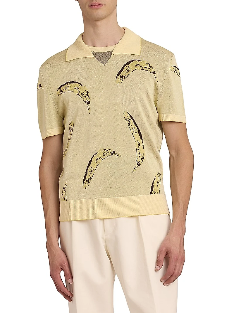 Marino Banana Knit Polo
