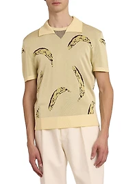 Marino Banana Knit Polo