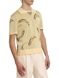 Marino Banana Knit Polo