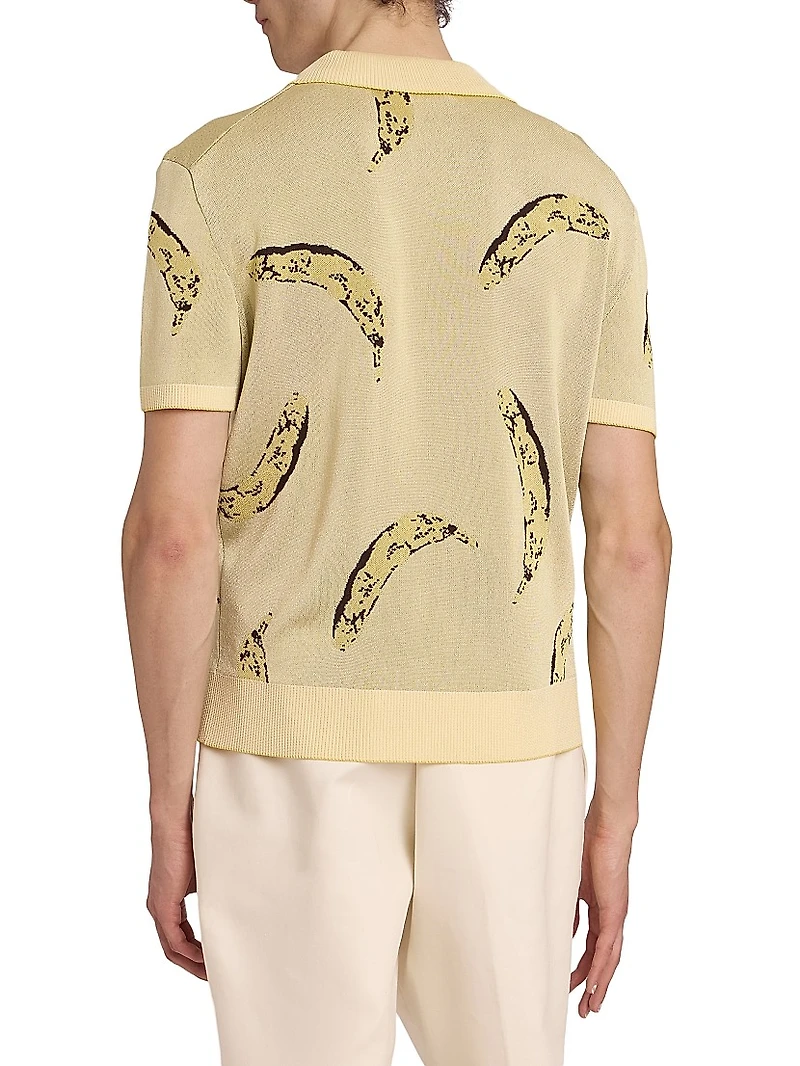 Marino Banana Knit Polo