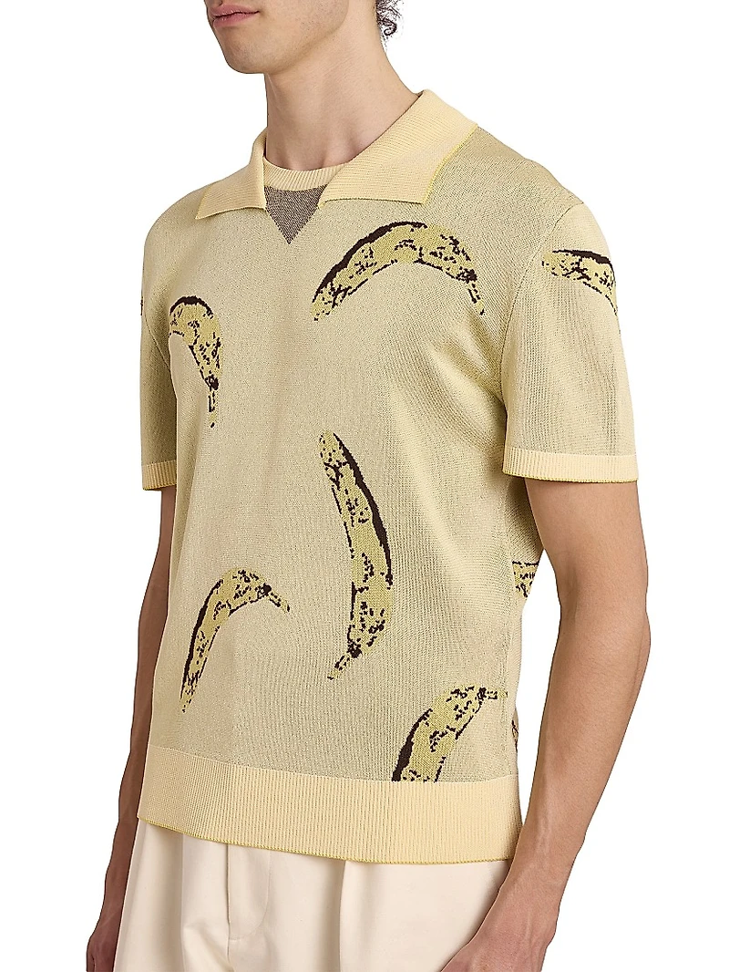 Marino Banana Knit Polo