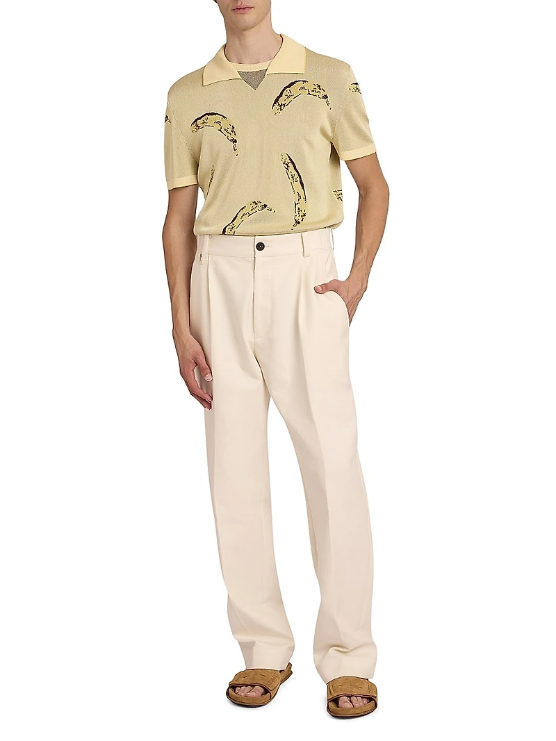 Marino Banana Knit Polo