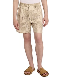 Banana Print Shorts