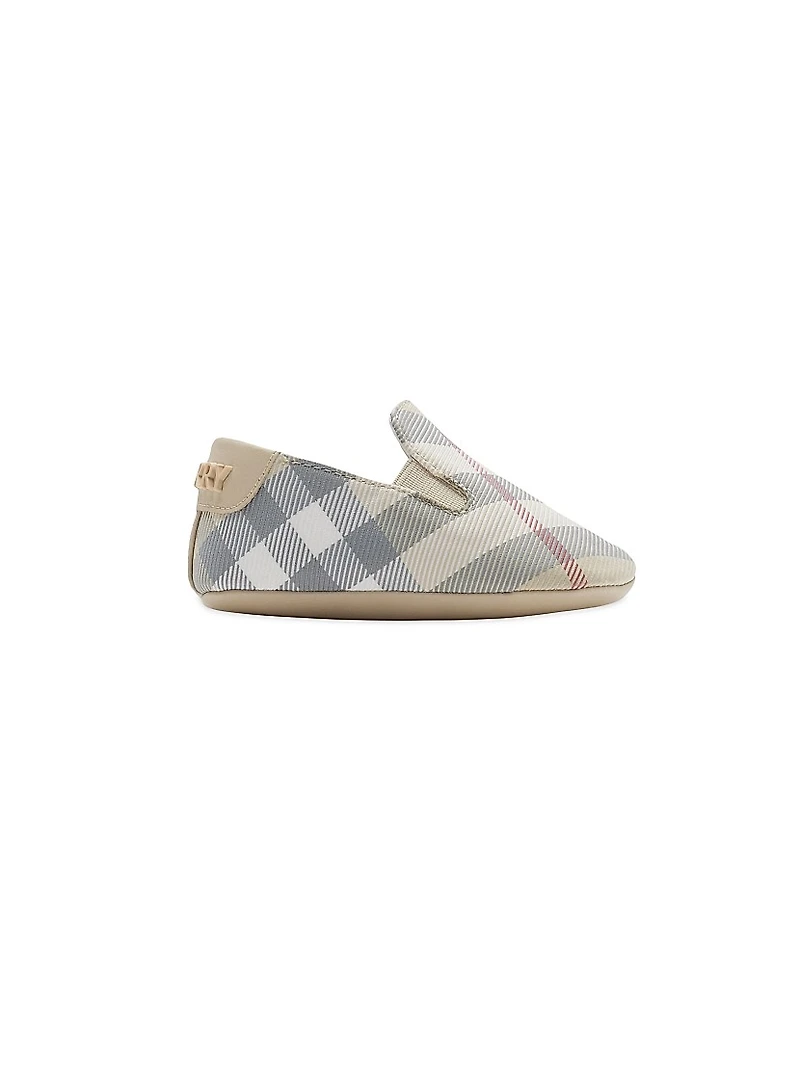 Baby Girl's Marble Check Shoes