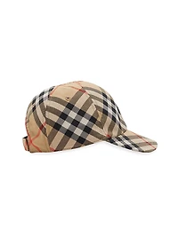 Kid's Check Baseball Cap