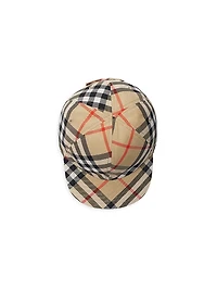Kid's Check Baseball Cap
