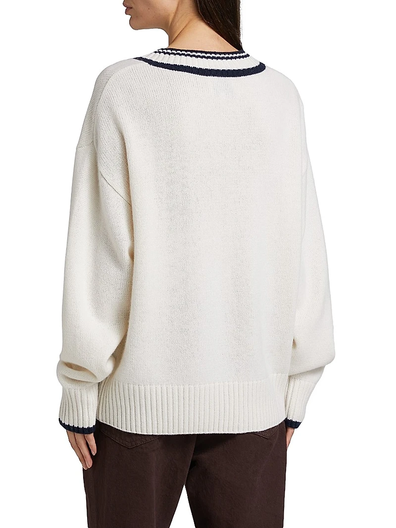Jadey Oversized Cashmere-Wool Sweater