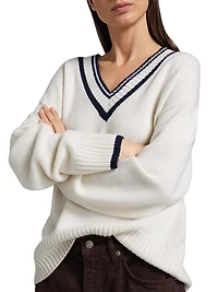 Jadey Oversized Cashmere-Wool Sweater