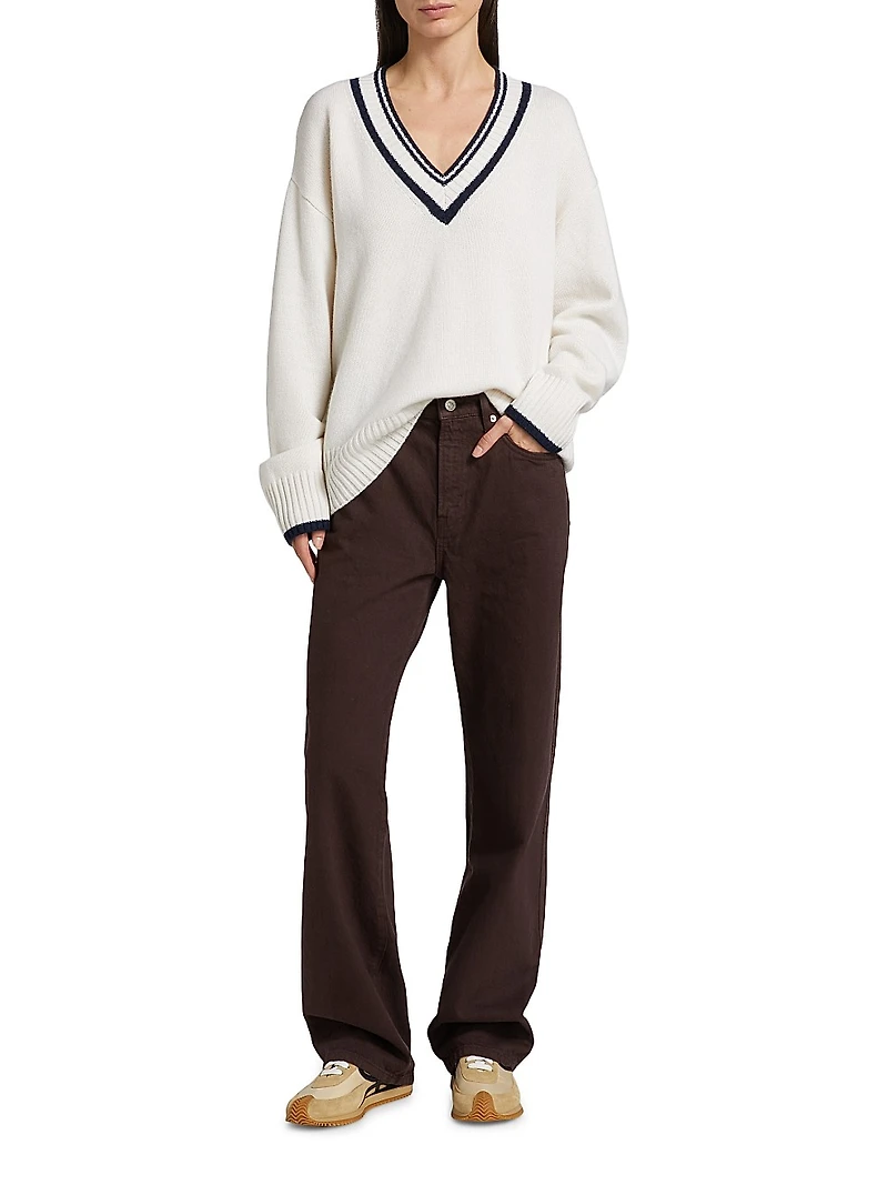 Jadey Oversized Cashmere-Wool Sweater