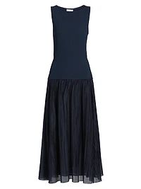 Cyra Pieced Drop-Waist Dress