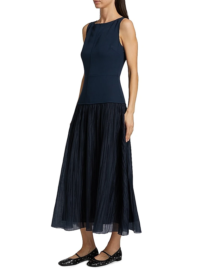 Cyra Pieced Drop-Waist Dress