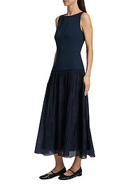 Cyra Pieced Drop-Waist Dress