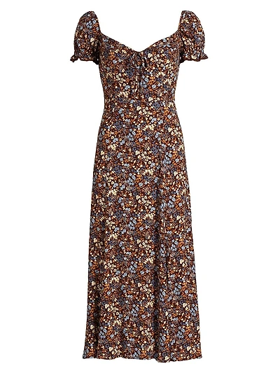 Shyla Floral Midi-Dress