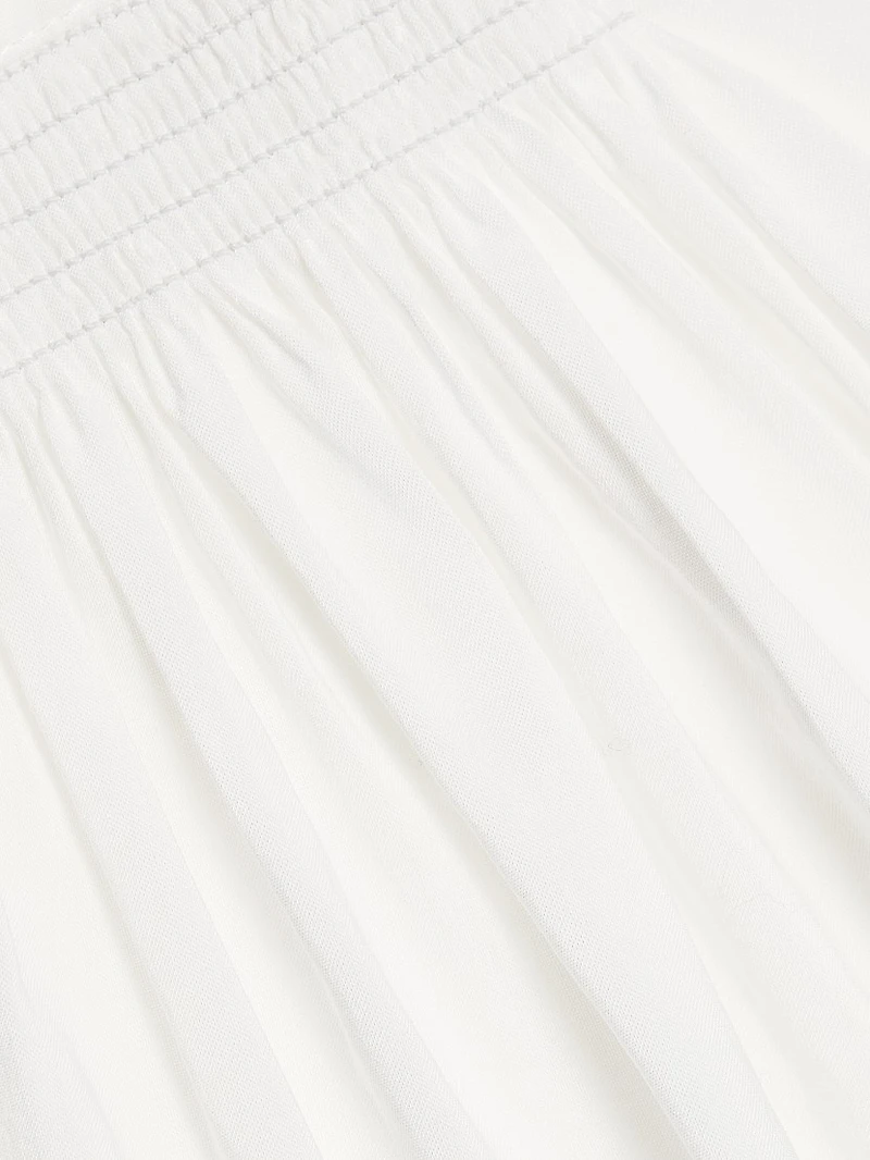 Ketra Cotton Voile Midi-Dress