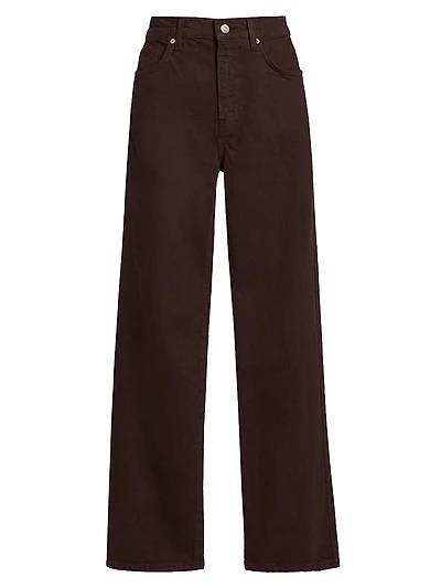 Val Mid-Rise Straight-Leg Jeans