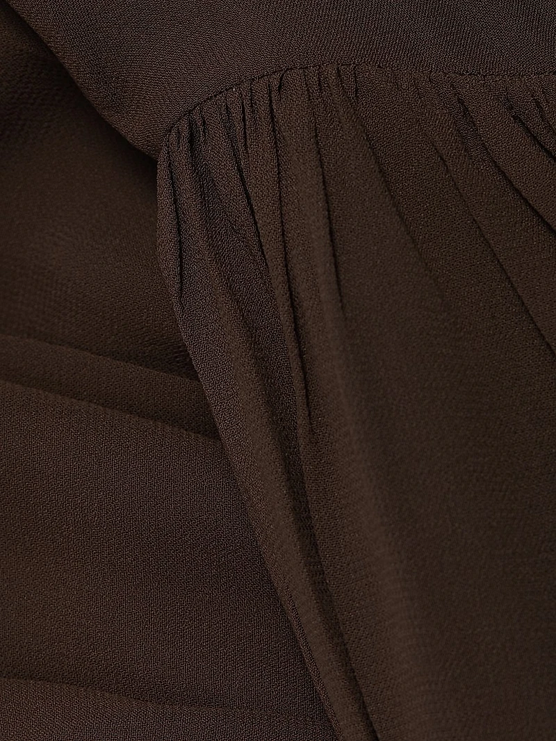 Maven Georgette Midi-Dress