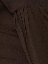 Maven Georgette Midi-Dress