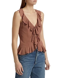 Paulette Ruffle Top